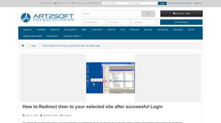 How to Redirect User to your selected site after successful Login