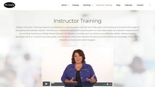 Instructor Training - Milady - Cengage