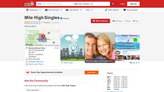 Mile High Singles - 32 Photos & 16 Reviews - Matchmakers - 400 S ...
