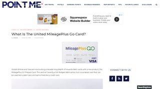 What Is The United MileagePlus Go Card? - Point Me to the Plane