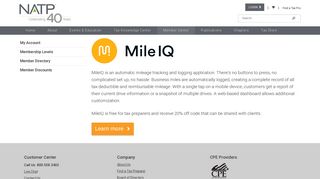 Pages - MileIQ - National Association of Tax Professionals