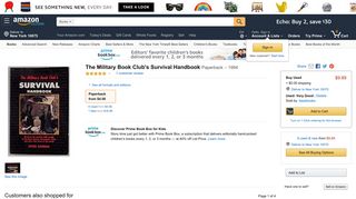 The Military Book Club's Survival Handbook: Amazon.com: Books