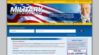 Hire Military Veterans | Post Jobs & Resume Search | MilitaryHire