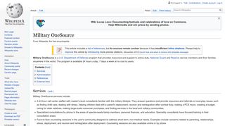 Military OneSource - Wikipedia