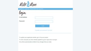Login : Milk & More