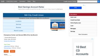 Mill City Credit Union - Golden Valley, MN at 1 General Mills Boulevard