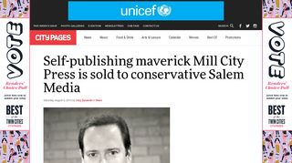 Self-publishing maverick Mill City Press is sold to conservative Salem ...