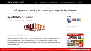 My Mill City Press Experience - Newbie Author's Guide