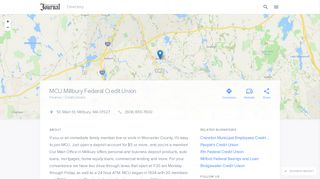 MCU Millbury Federal Credit Union in Millbury, MA - (508) 865-7600 ...
