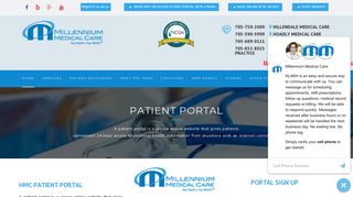 Patient Portal - Millennium Medical Care | Home