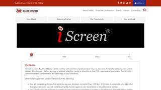 iScreen – Miller-Keystone Blood Center, Pennsylvania & New Jersey