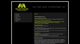 Miller Pipeline - Forms