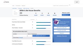 Miller's Ale House Benefits & Perks | PayScale