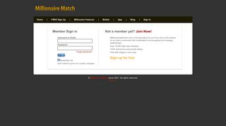 MillionaireMatch.com Login - Millionaire Dating on Millionaire Match