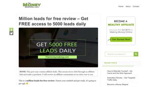 Million leads for free review – Get FREE access to 5000 leads daily