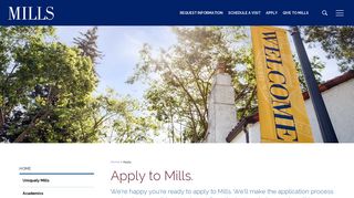 Apply to Mills - Apply | Mills College