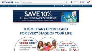 Exchange Credit Program - Military Star | Shop the Exchange