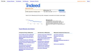 Milwaukee jobs | Indeed.com