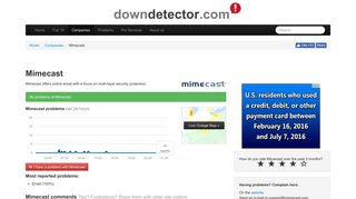 Mimecast down? Current problems and outages | Downdetector