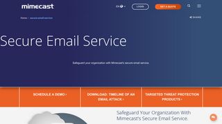 Secure Email Service | Mimecast