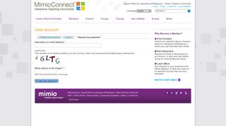User account - MimioConnect - Lesson Plans for Interactive ...