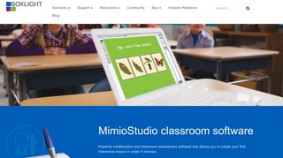 MimioStudio Classroom Software For Interactive Whiteboard Lessons