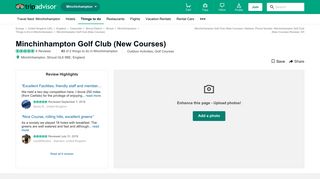 Minchinhampton Golf Club (New Courses) - 2019 All You Need to ...