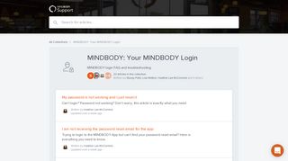 MINDBODY: Your MINDBODY Login | MINDBODY App Support