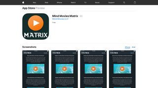 Mind Movies Matrix on the App Store - iTunes - Apple