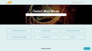 Mind Movies Help Center home page - Zendesk