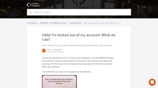 Help! I'm locked out of my account. What do I do? | MINDBODY App ...