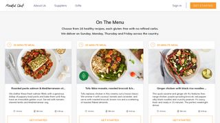 On The Menu - Mindful Chef | Healthy eating made easy