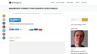 mindmover connect paid surveys sites panels -