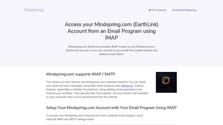 How to access your Mindspring.com (EarthLink) email account using ...