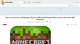 How to Connect to a Multiplayer Server in Minecraft Pocket Edition ...