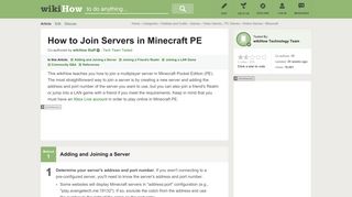 3 Ways to Join Servers in Minecraft PE - wikiHow