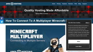 How To Connect To A Multiplayer Minecraft Server