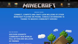 Online Minecraft Server Hosting, Connection, & Safety | Minecraft