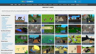 Minecraft Games - Free Online Minecraft Games