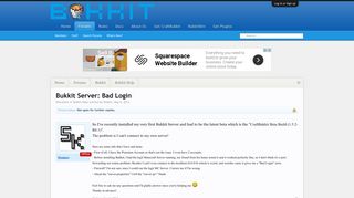 Bukkit Server: Bad Login | Bukkit Forums