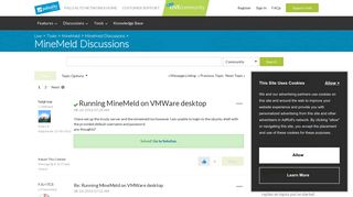 Solved: Live Community - Running MineMeld on VMWare desktop ...