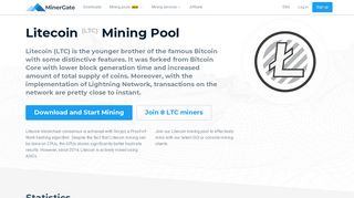 Litecoin (LTC) Mining Pool — MinerGate