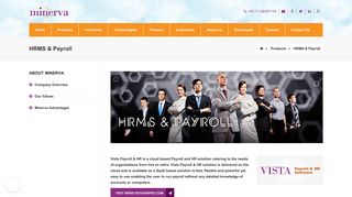 HRMS & Payroll - Minerva | Software solutions and web application ...