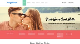 Active Mingle | Free Online Dating | Active Mingle Dating Site | Find a ...