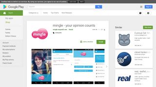 mingle - your opinion counts - Apps on Google Play