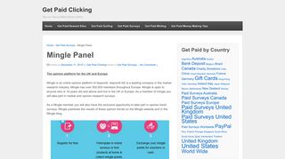 Mingle Panel – Get Paid Clicking