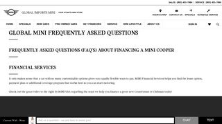 MINI Finance FAQs | Car Finance Center Serving Atlanta & Smyrna GA