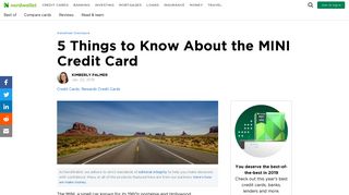 5 Things to Know About the MINI Credit Card - NerdWallet