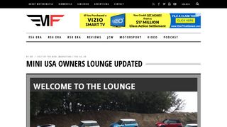 MINI USA Owners Lounge Updated - MotoringFile