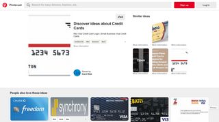 Mini Visa Credit Card Login | Small Business Visa Credit ... - Pinterest
